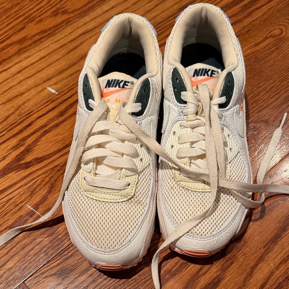 Nike We’ll Take it from Here Air Max Cream and Orange Sneakers